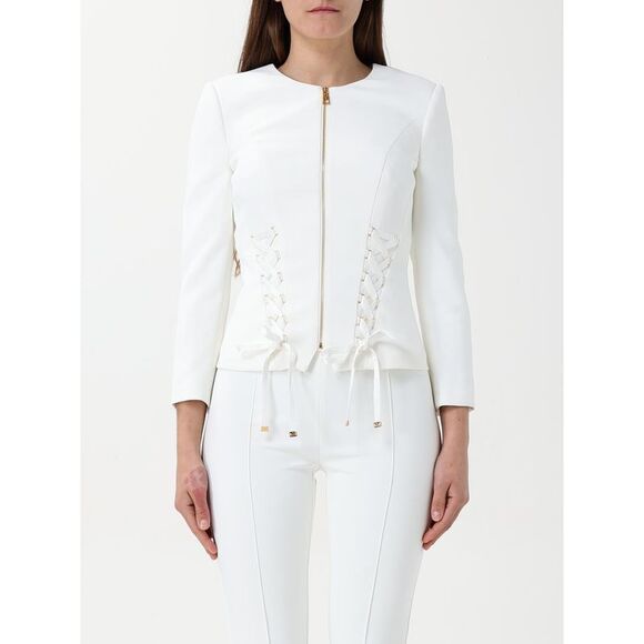 Elisabetta Franchi Jacket Woman White